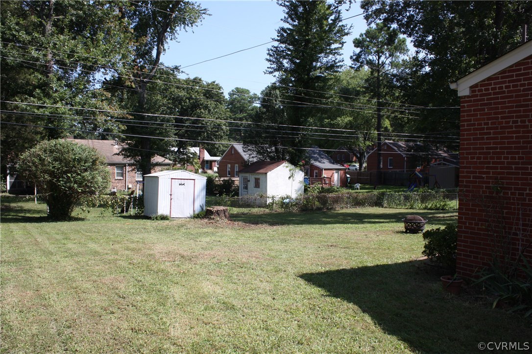 7508 Three Chopt Road Henrico, VA 23229 - Photo 33 of 38 Rear Yard. Lot of Sun. (Gardeners would love all t