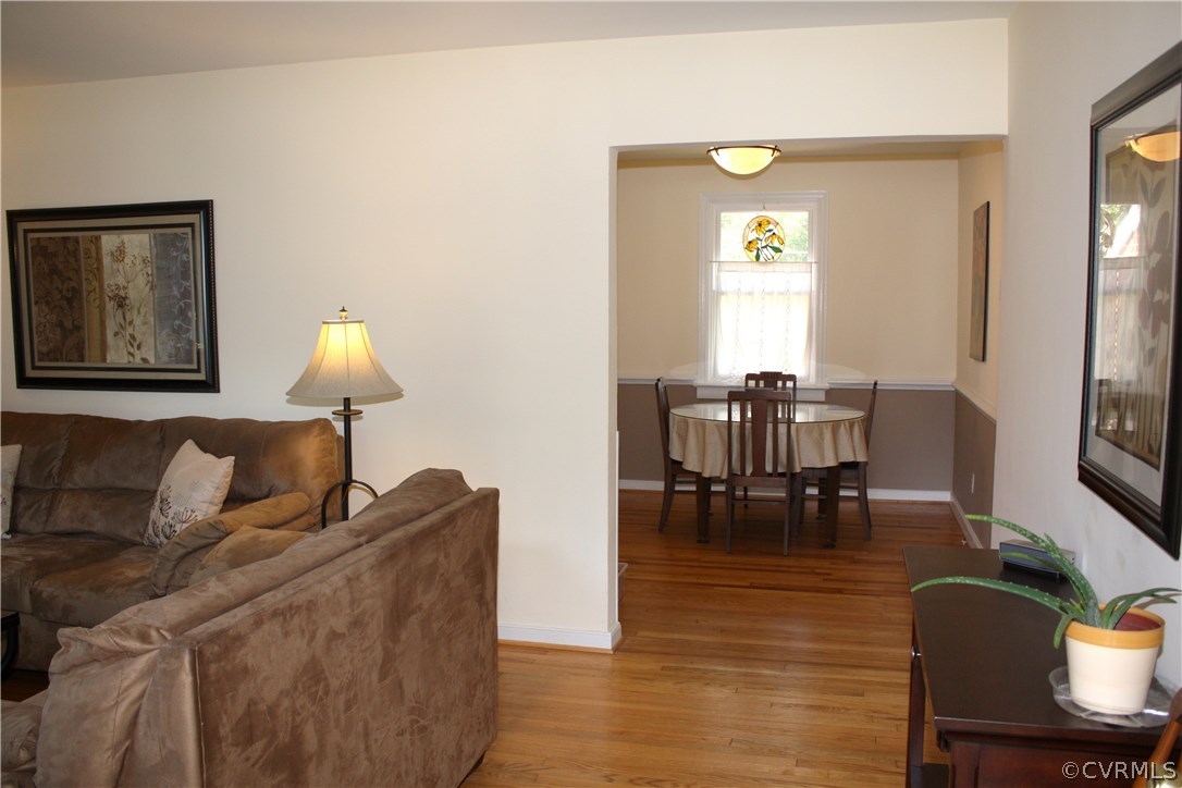 7508 Three Chopt Road Henrico, VA 23229 - Photo 9 of 38 View of the Dining Room from the Front Door