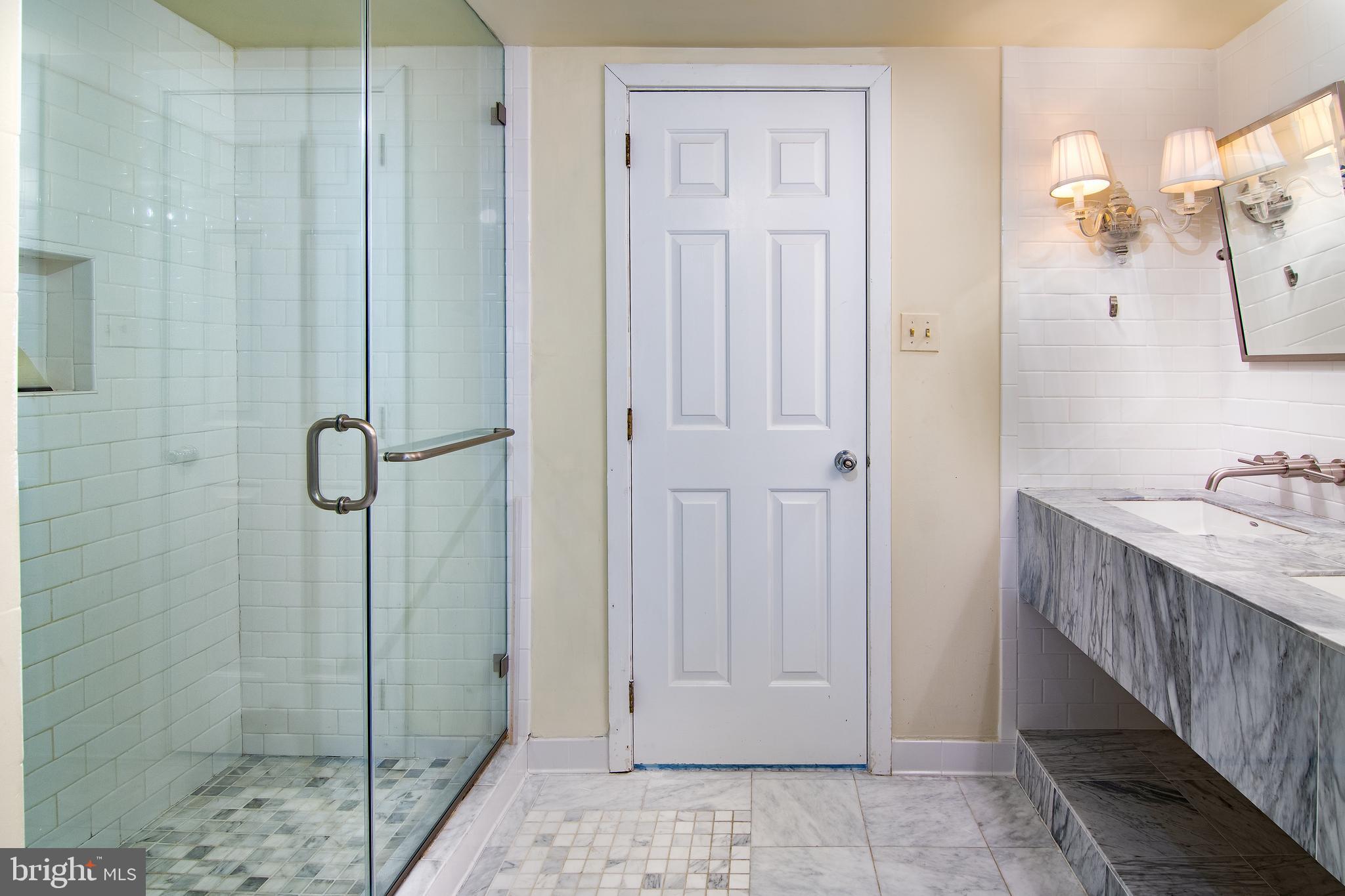 10 Llanfair Road, Unit 6 Ardmore, PA 19003 - Photo 22 of 35 Main Bathroom oversized shower