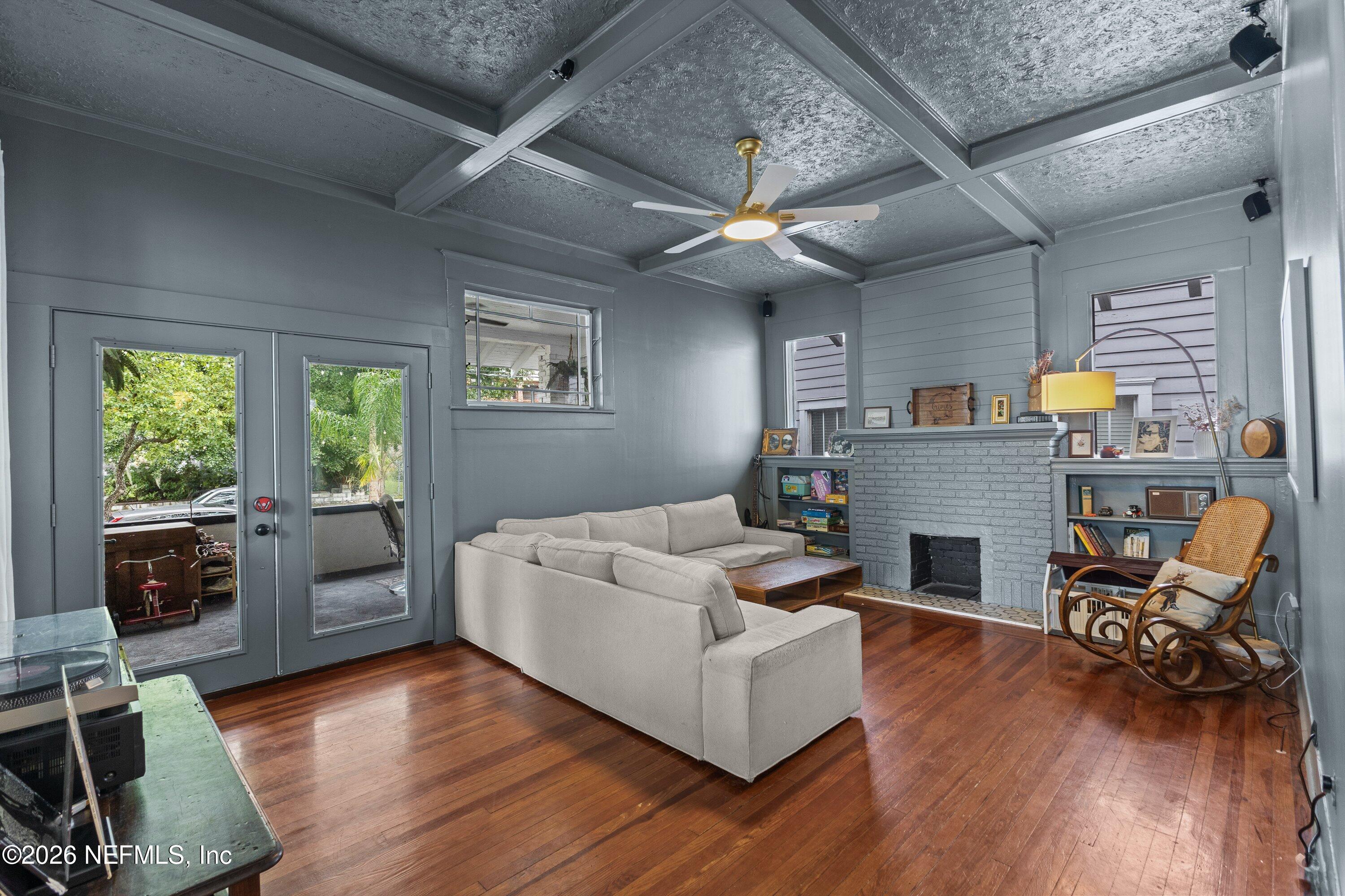 1544 Perry Street Jacksonville, FL 32206 - Photo 13 of 43 a living room with furniture and a wooden floor