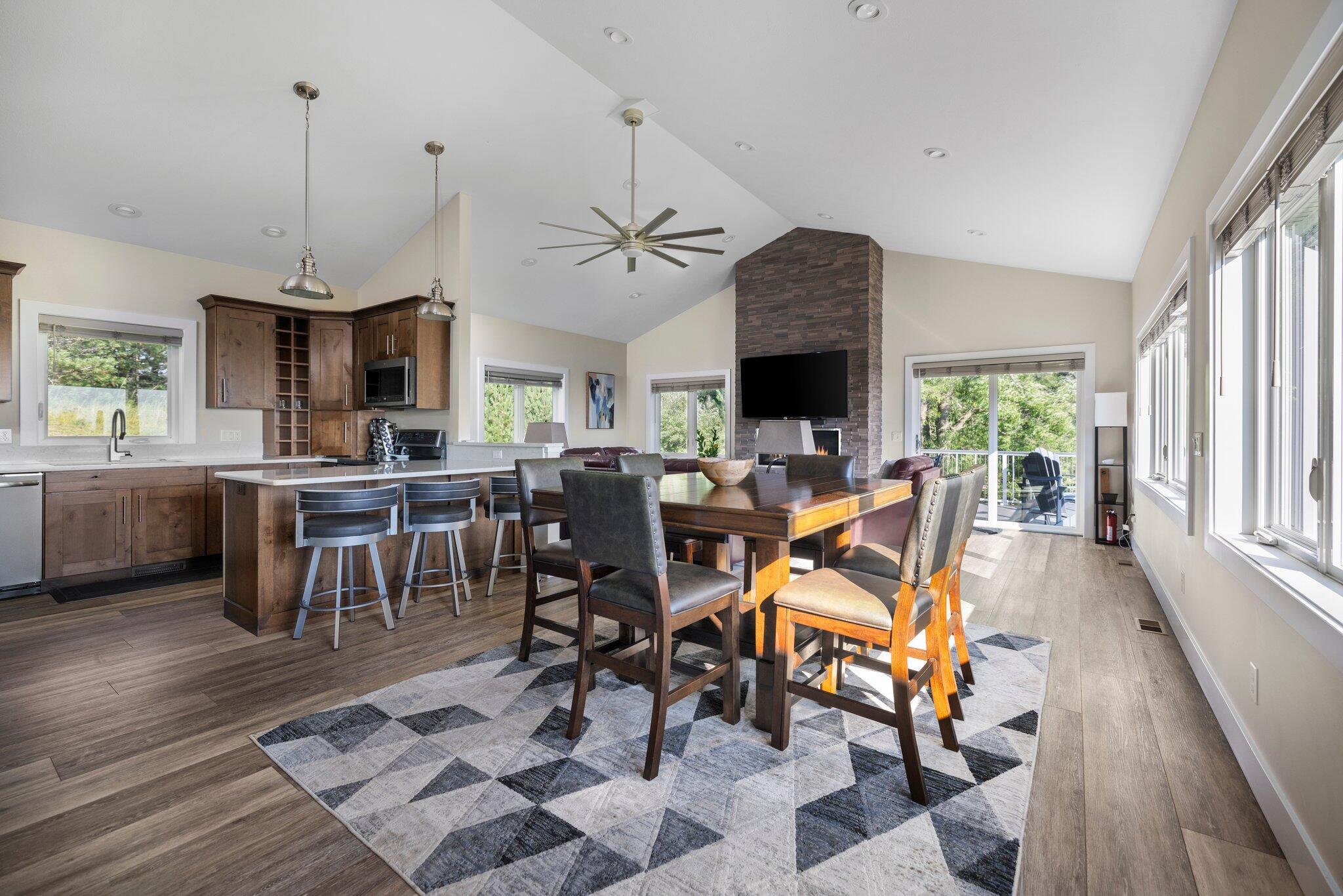 15241 Maxey Road Arcadia, MI 49613 - Photo 21 of 81 Enjoy a fire from the dining room table