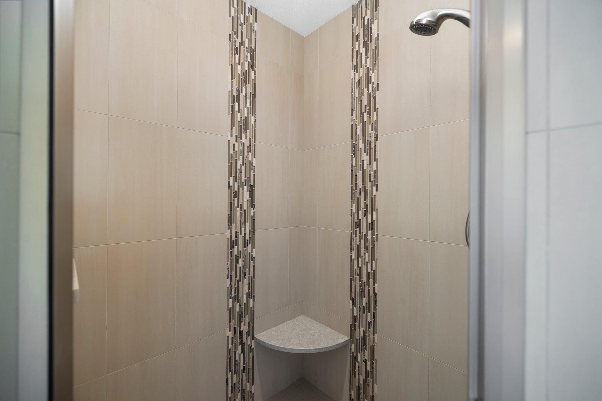 15241 Maxey Road Arcadia, MI 49613 - Photo 32 of 80 Tile shower in private bath