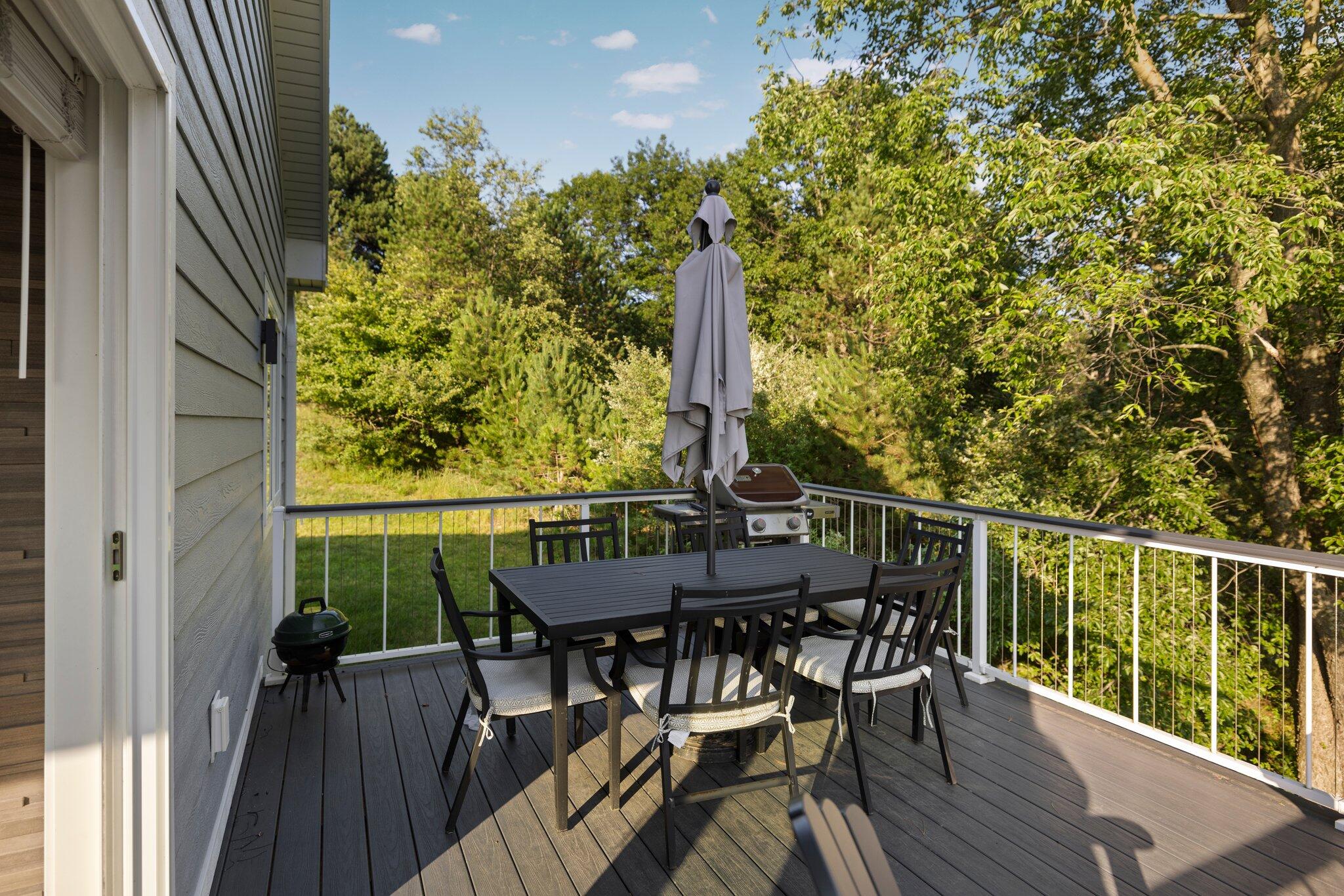 15241 Maxey Road Arcadia, MI 49613 - Photo 45 of 80 Low maintenance vinyl decking