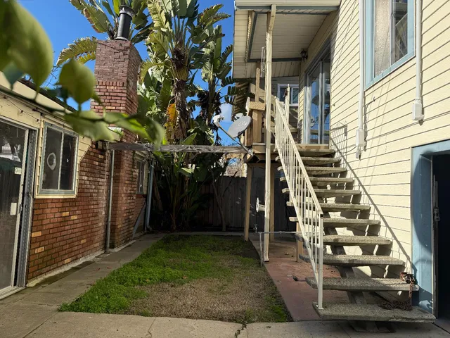 a view of outdoor space and deck