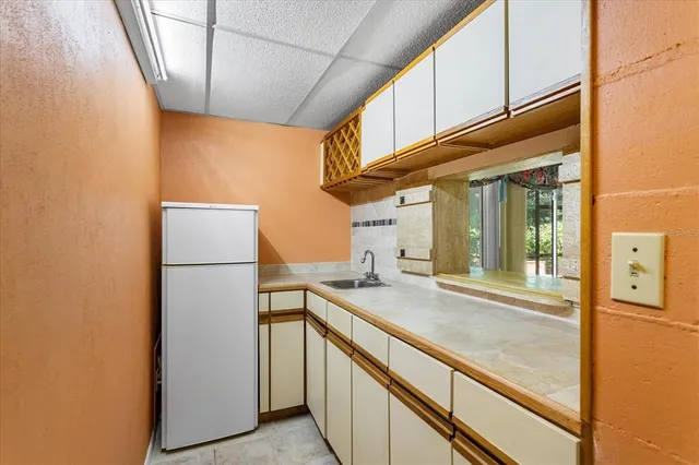 a view of room with cabinet