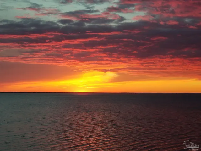 a view of an ocean and beach