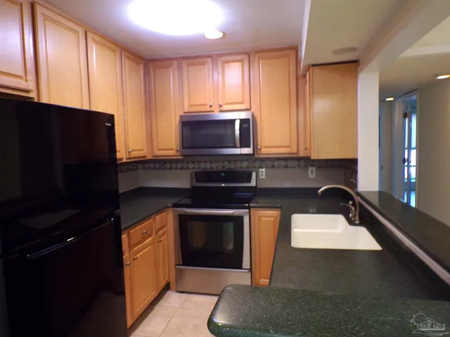 a view of wooden door