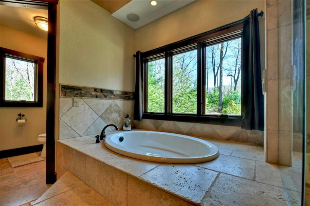 244 Wilderness Way Ellijay, GA 30536 - Photo 24 of 78 a bathroom with a tub and a sink