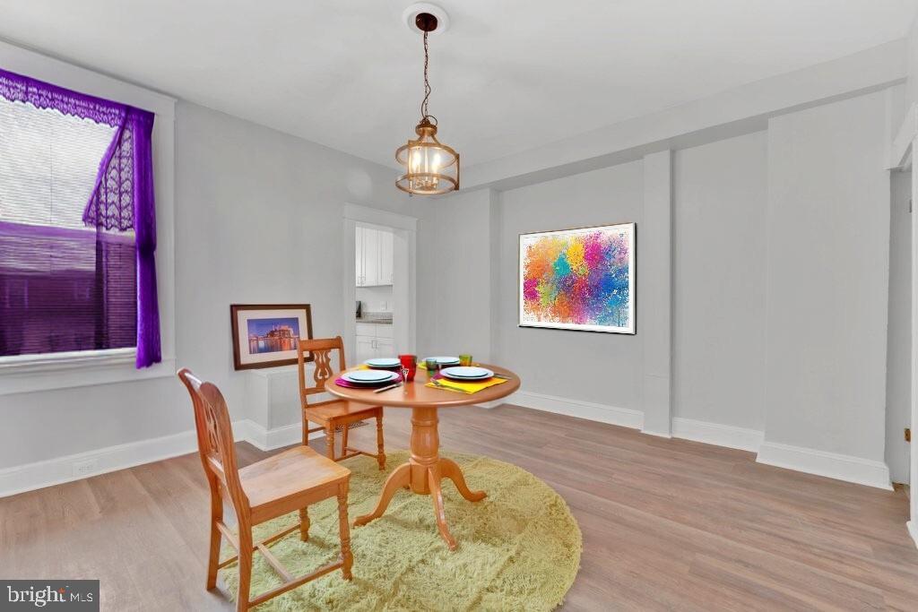 747 East 37th Street Baltimore, MD 21218 - Photo 12 of 53 a dining room with a table and chairs