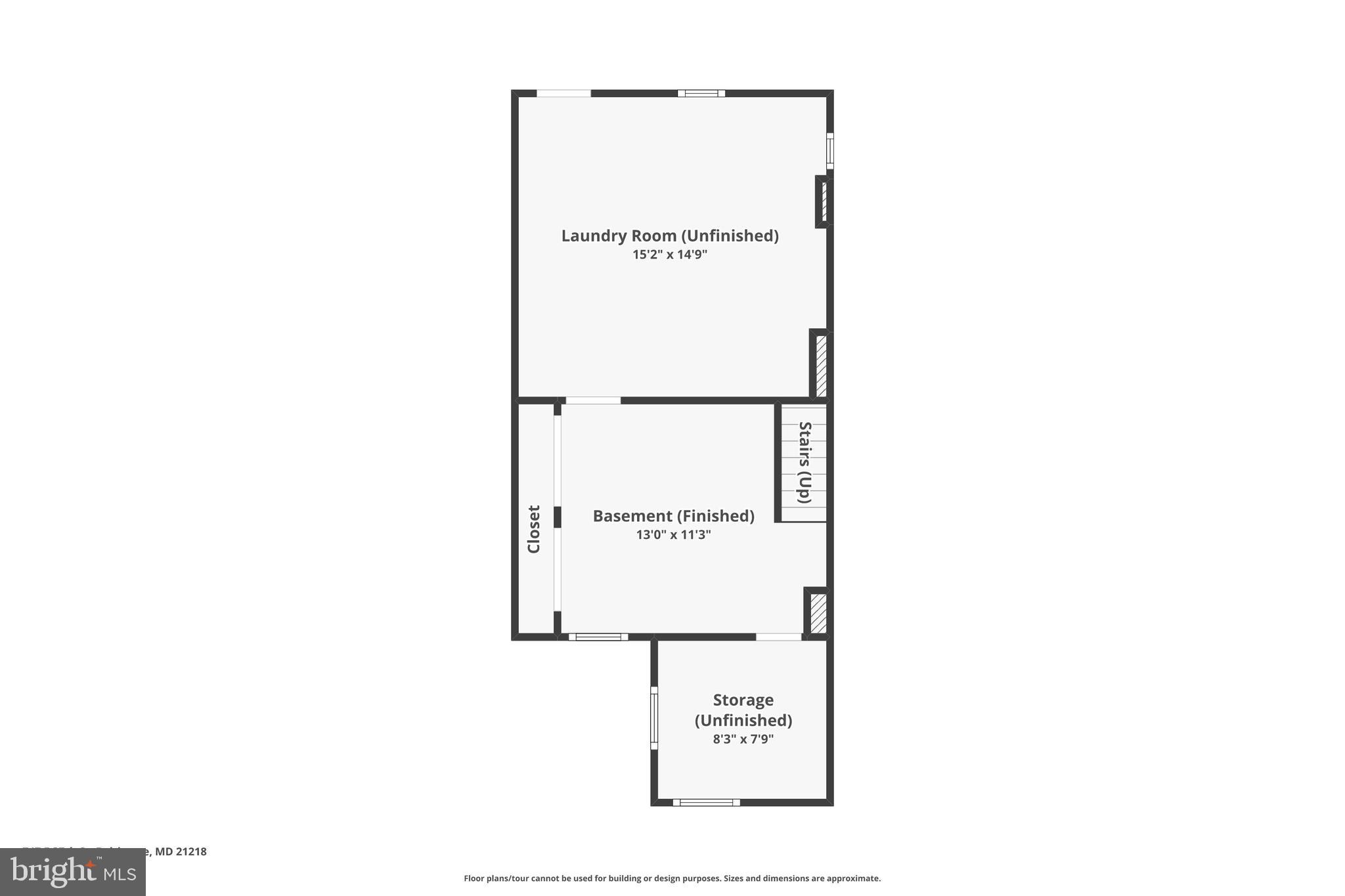 747 East 37th Street Baltimore, MD 21218 - Photo 51 of 53 a picture of a floor plan