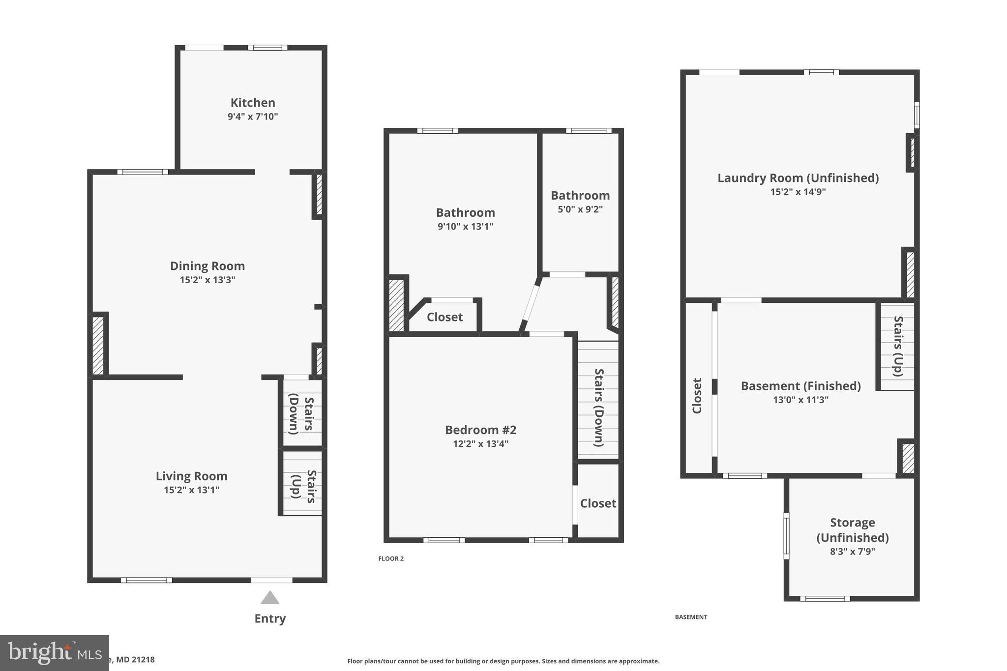 747 East 37th Street Baltimore, MD 21218 - Photo 53 of 53 a picture of a floor plan