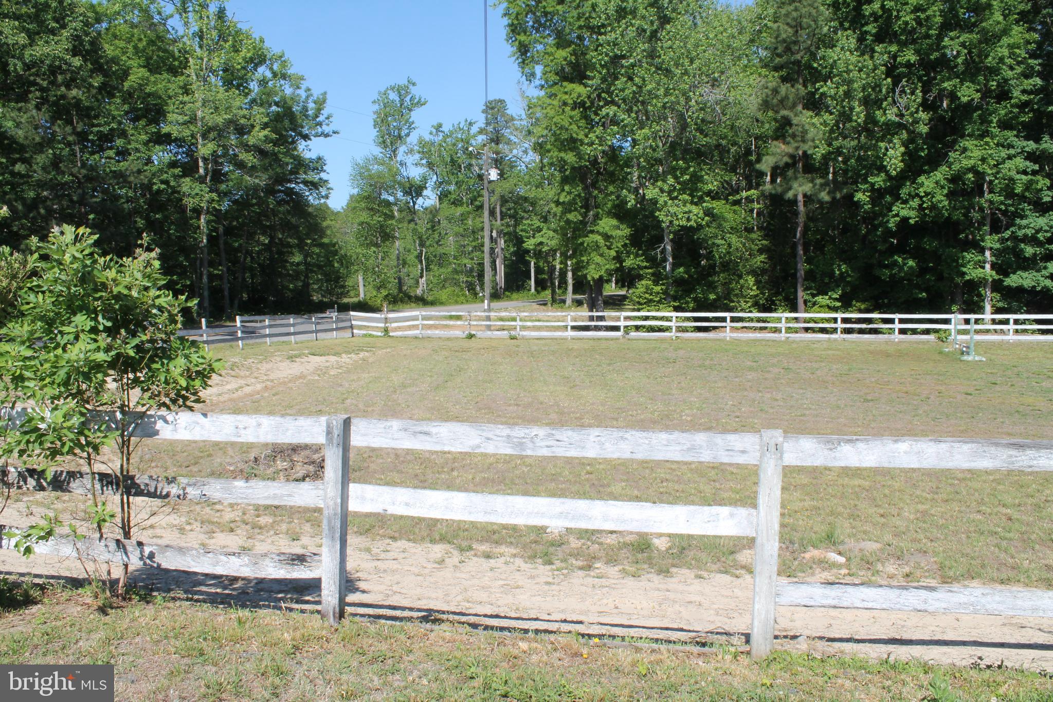 6031 Hickory Ridge Road Spotsylvania, VA 22551 - Photo 7 of 28 riding ring to the left of house along the road