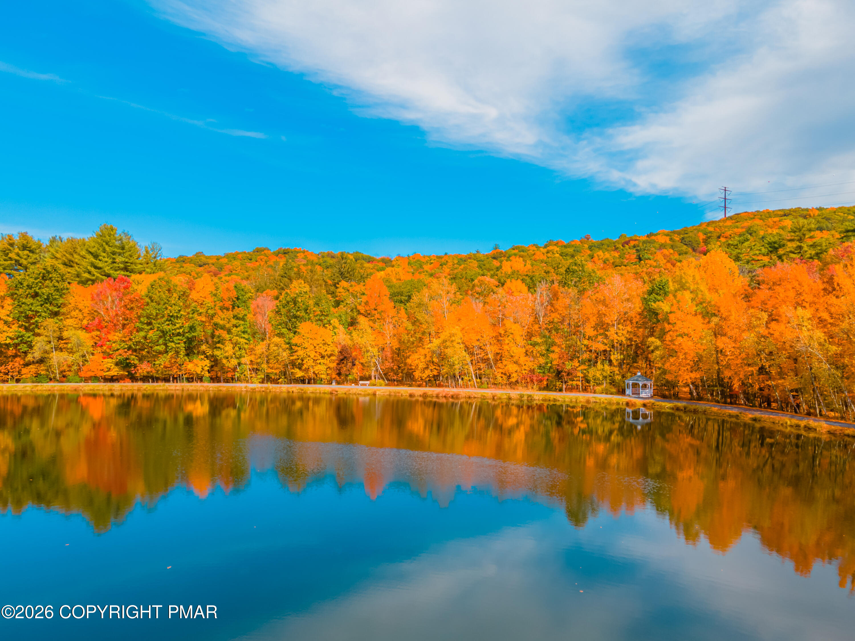 131 Canterbury Road Bushkill, PA 18324 - Photo 58 of 65 a view of lake with trees