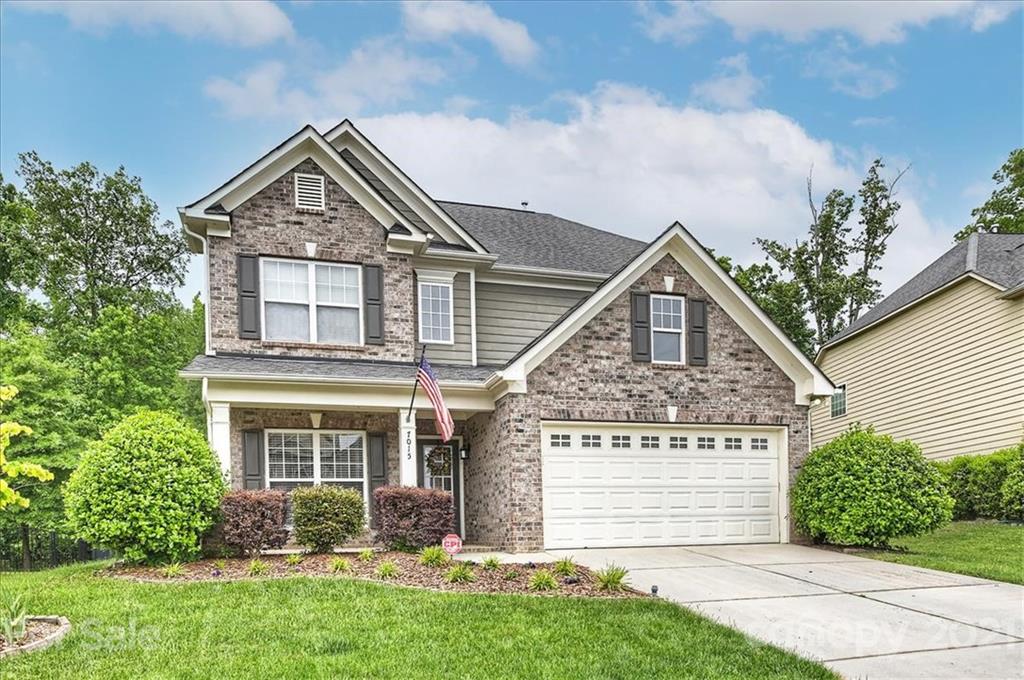 7015 Sedgewick Road Indian Trail, NC 28079 - Photo 2 of 14 front view of house with a yard