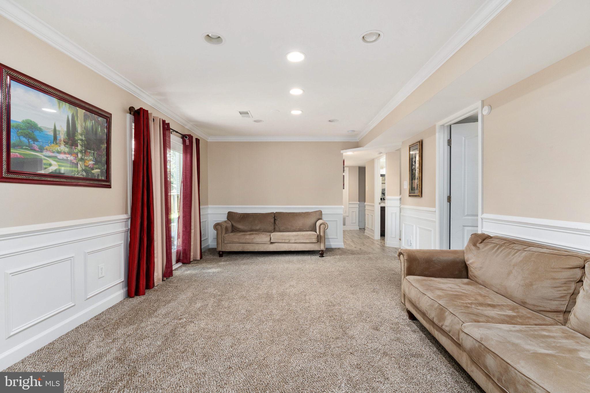 6012 Jennings Lane Springfield, VA 22150 - Photo 22 of 45 Lower Level Recreation Room