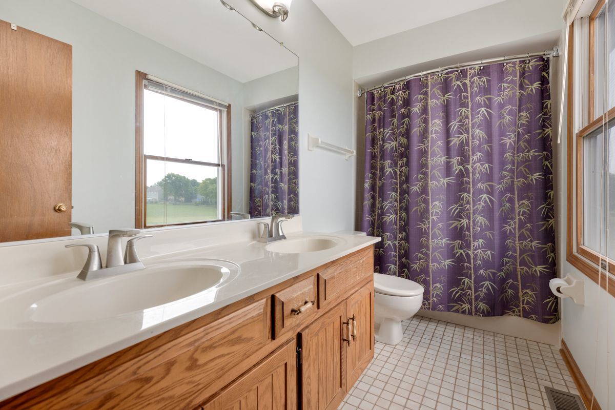 753 Millview Drive Batavia, IL 60510 - Photo 18 of 30 a bathroom with a granite countertop sink toilet and shower