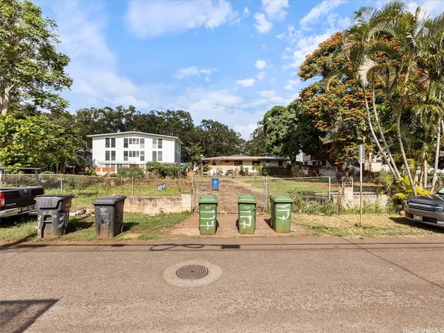 a view of outdoor space with a car park