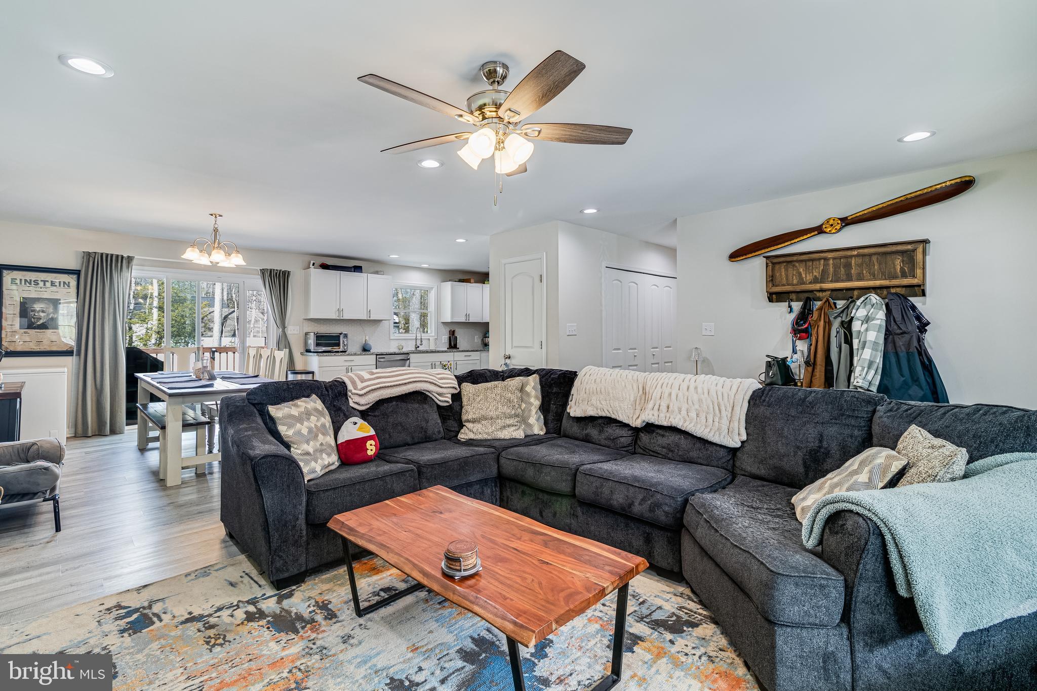 339 Azure Drive Colonial Beach, VA 22443 - Photo 6 of 28 a living room with furniture and wooden floor