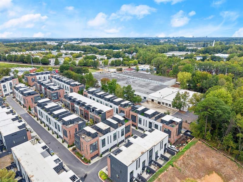 1256 Chelsea Circle Northwest Atlanta, GA 30318 - Photo 43 of 52 an aerial view of a city