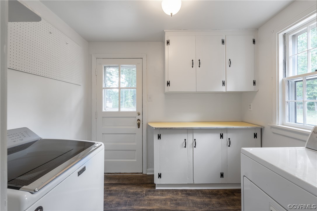 9004 Penguin Road Henrico, VA 23229 - Photo 19 of 42 Laundry Room with Built in Cabinets. Rear door to back deck.