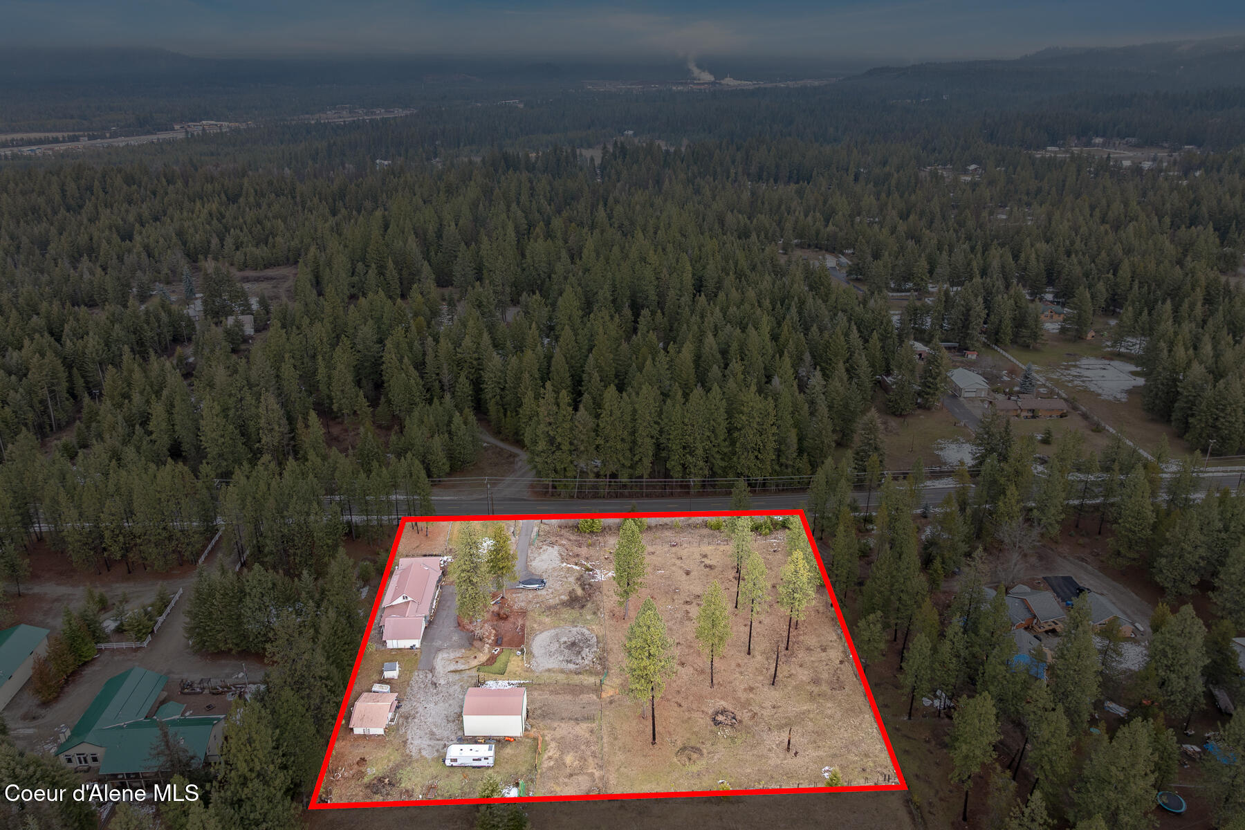 2874 East Hudlow Road Hayden, ID 83835 - Photo 49 of 52 Aerial_2874EHudlowRd-10_Outlined