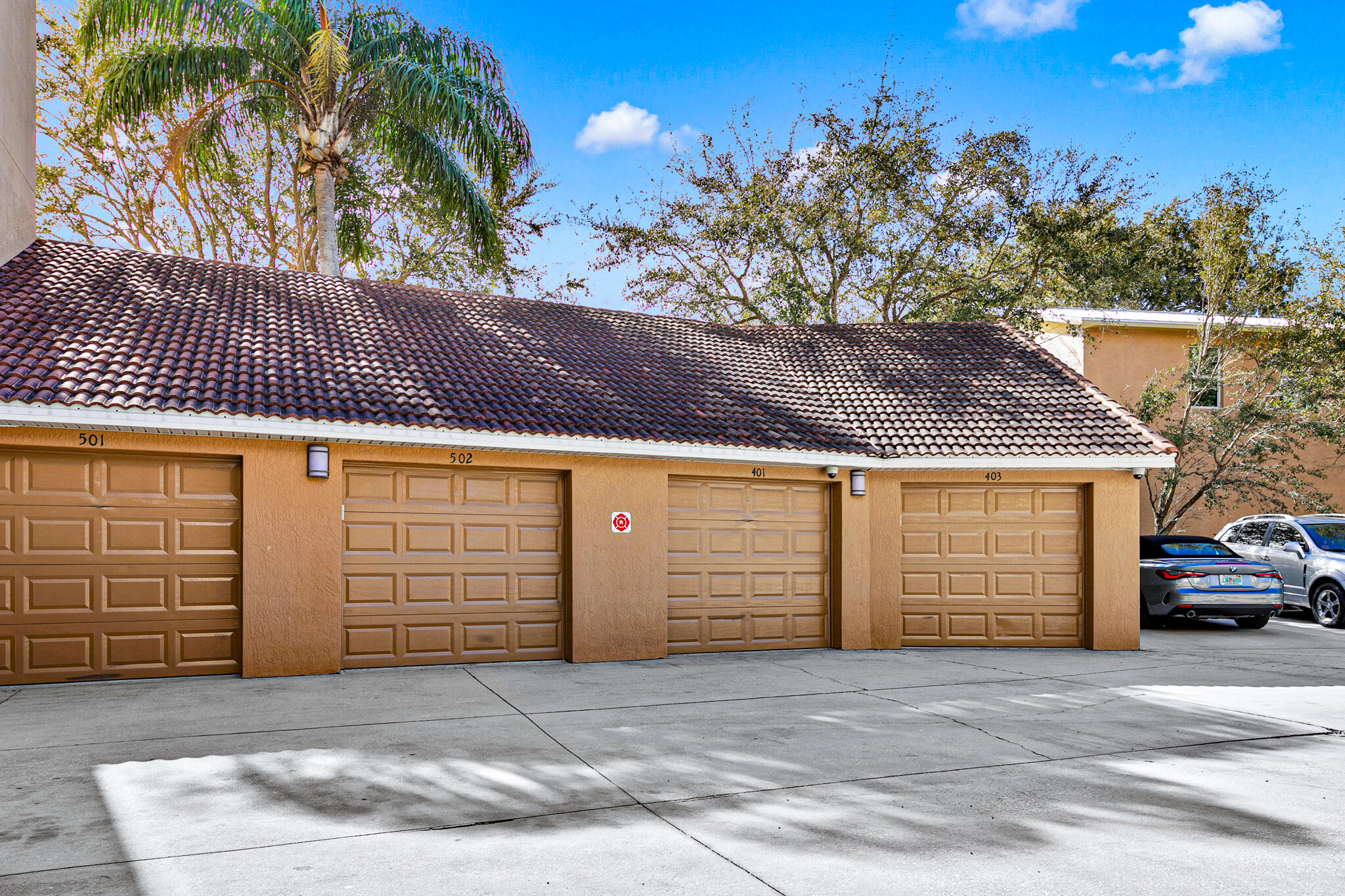29 Riverside Drive, Unit 401 Cocoa, FL 32922 - Photo 41 of 41 a front view of a house with a garage