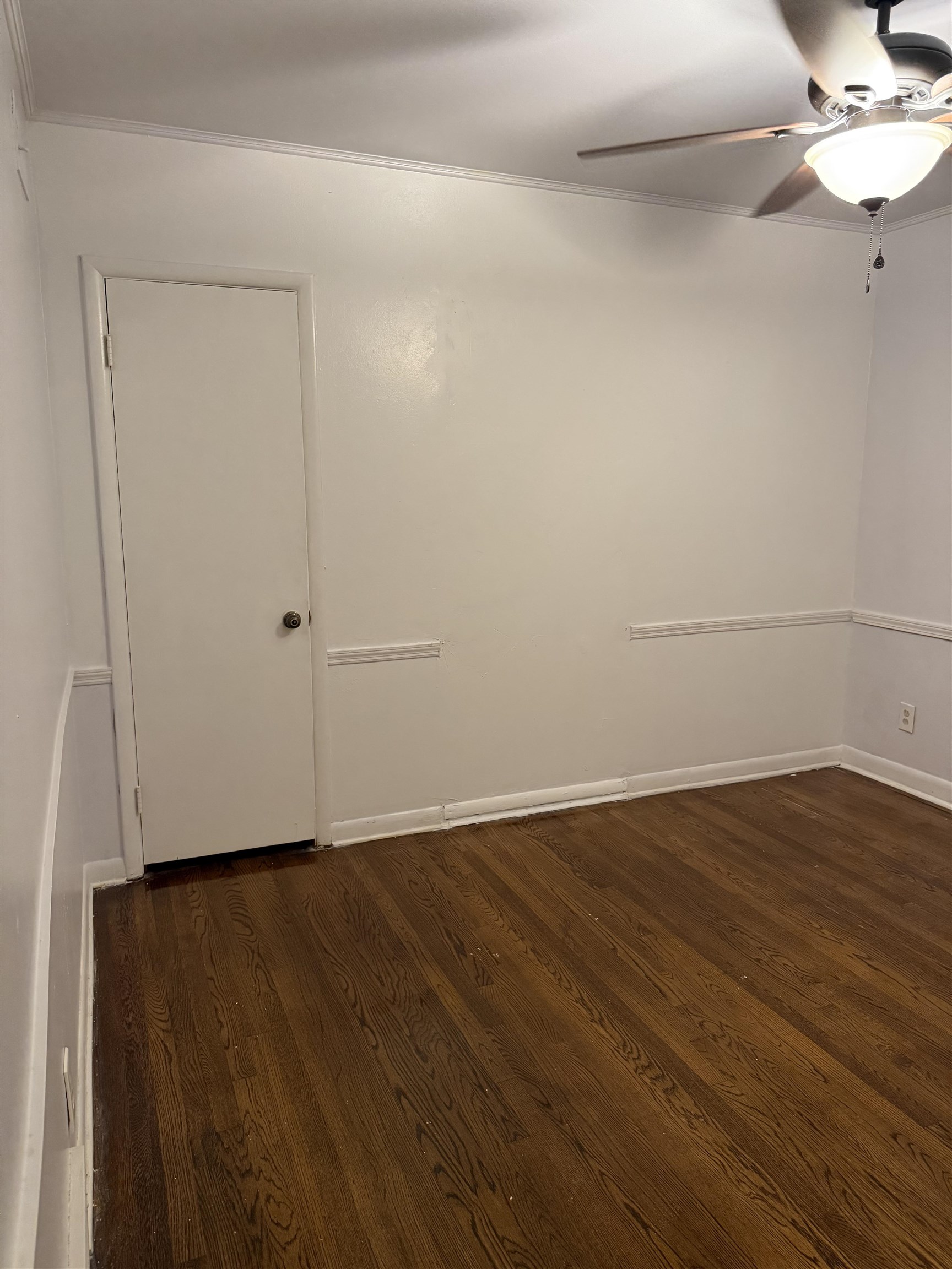 4089 Tessland Road Memphis, TN 38128 - Photo 15 of 34 Empty room featuring a ceiling fan and dark wood finished floors