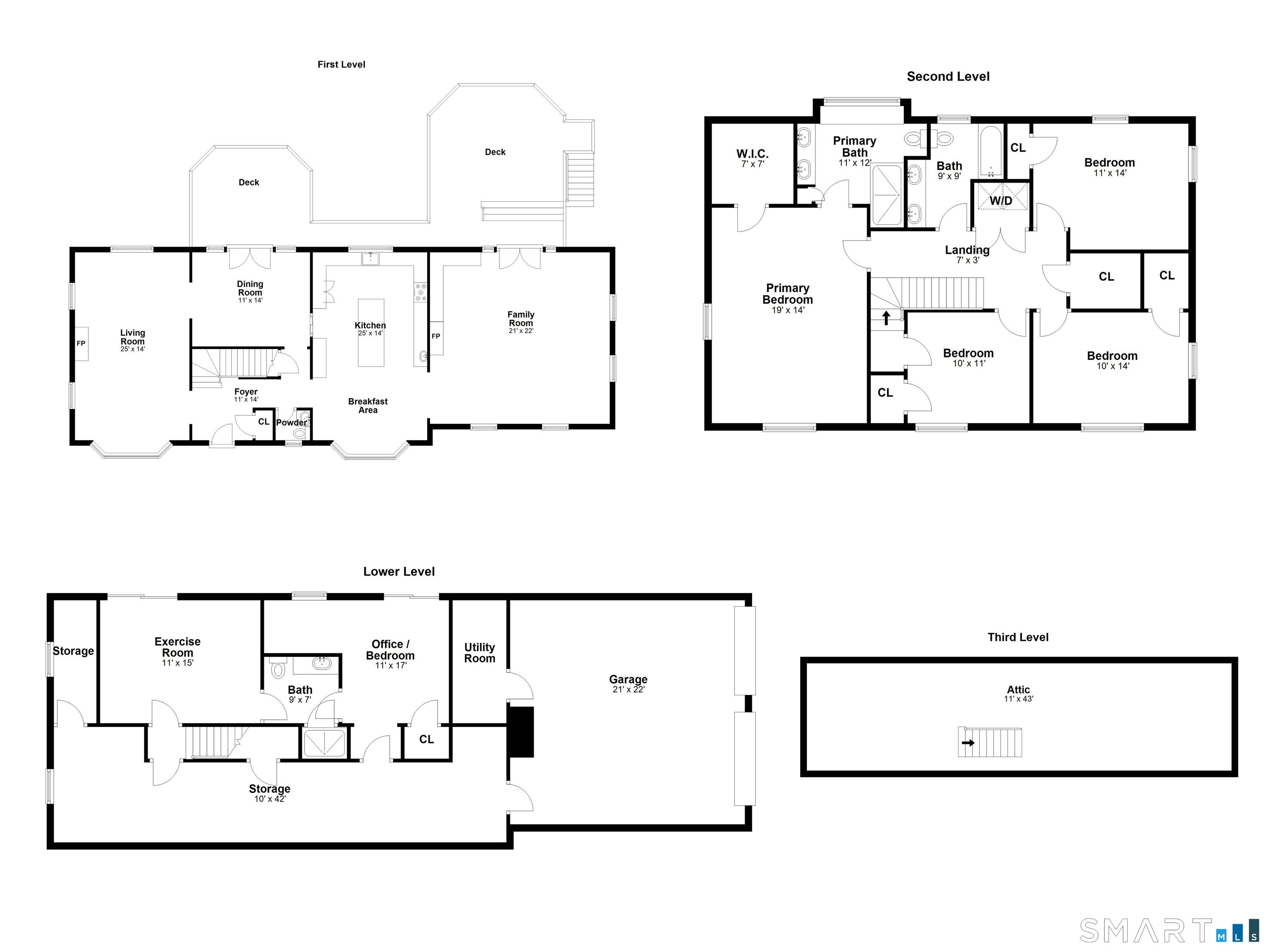 6 Adams Way Weston, CT 06883 - Photo 40 of 40 Floor plans