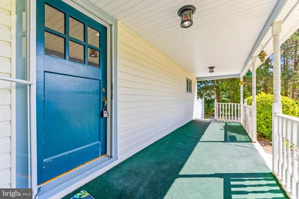 a view of porch with a porch