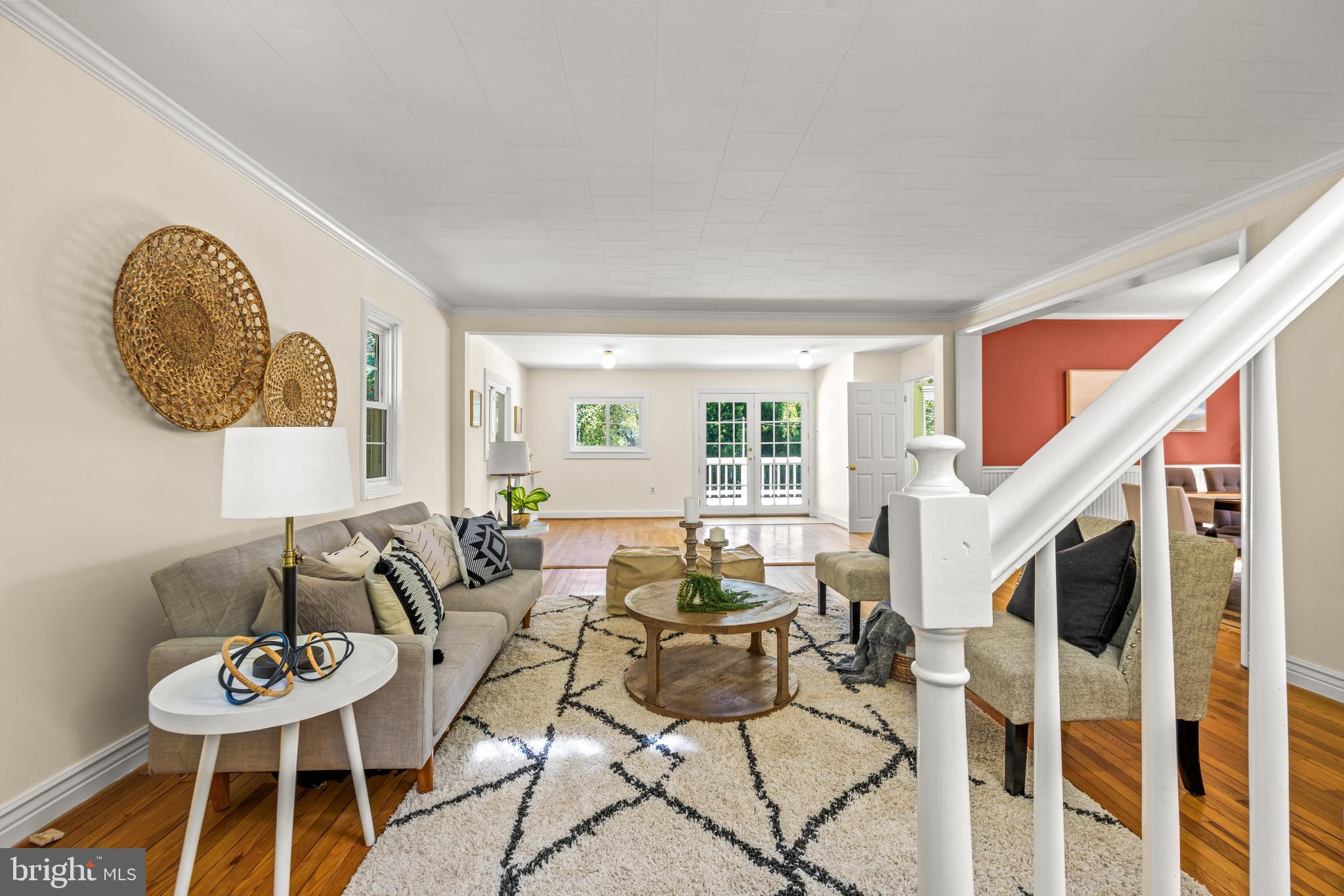 2926 Placid Avenue Baltimore, MD 21234 - Photo 6 of 37 a living room with furniture and a fireplace