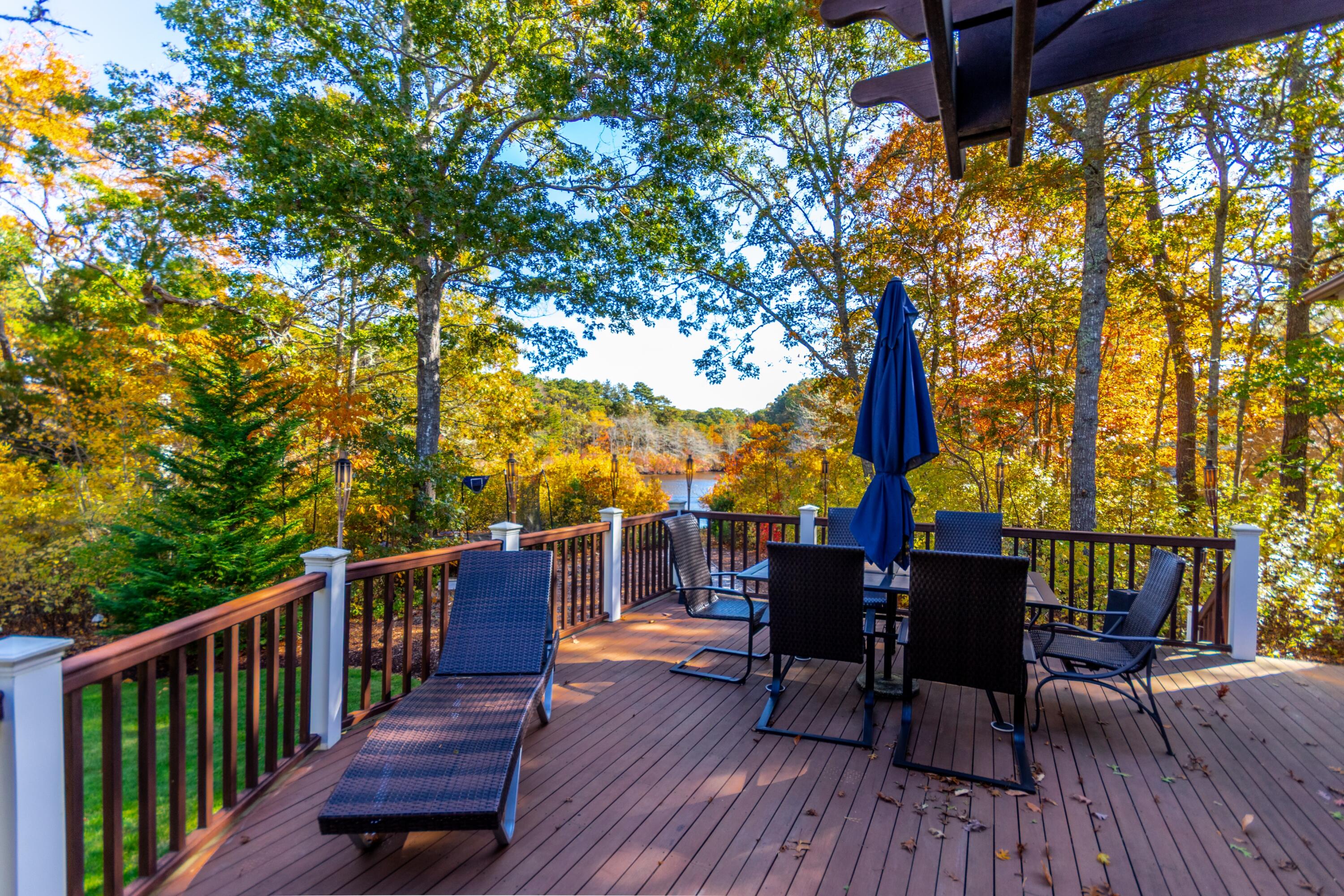 42 Fells Pond Road Mashpee, MA 02649 - Photo 34 of 37 Deck overlooking the pond