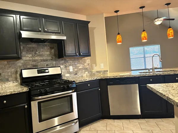 a view of livingroom and kitchen