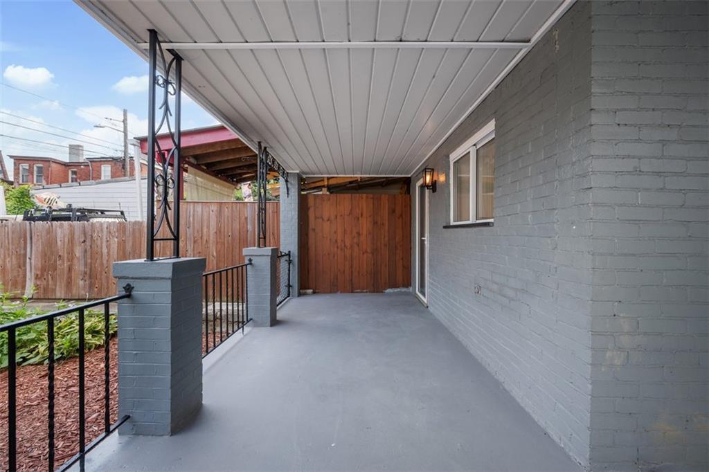 3943 Howley Street Pittsburgh, PA 15224 - Photo 25 of 32 a view of a porch