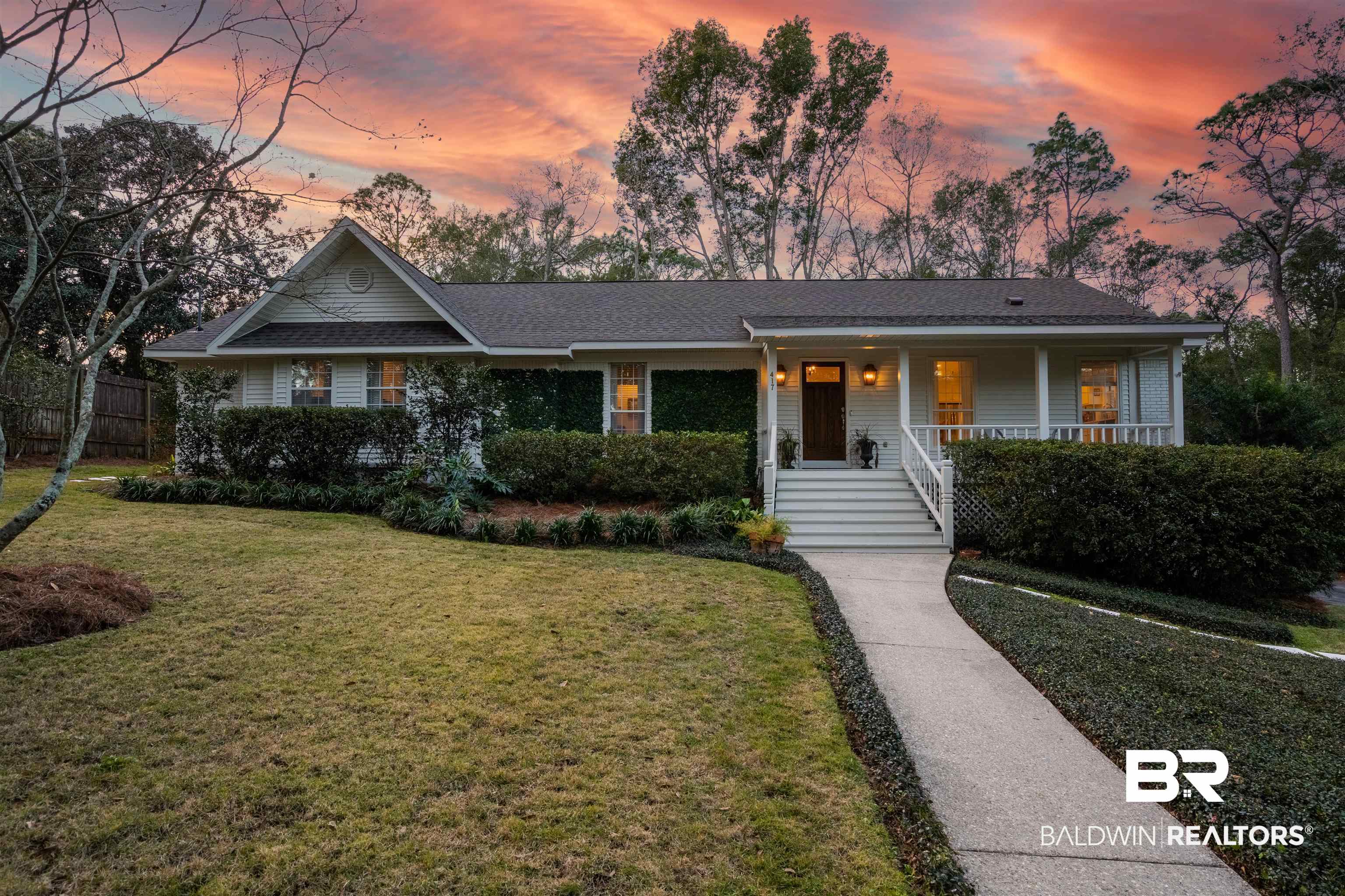 417 Patlynn Drive Fairhope, AL 36532 - Photo 2 of 29 Front View of 417 Patlynn Dr. Fairhope AL