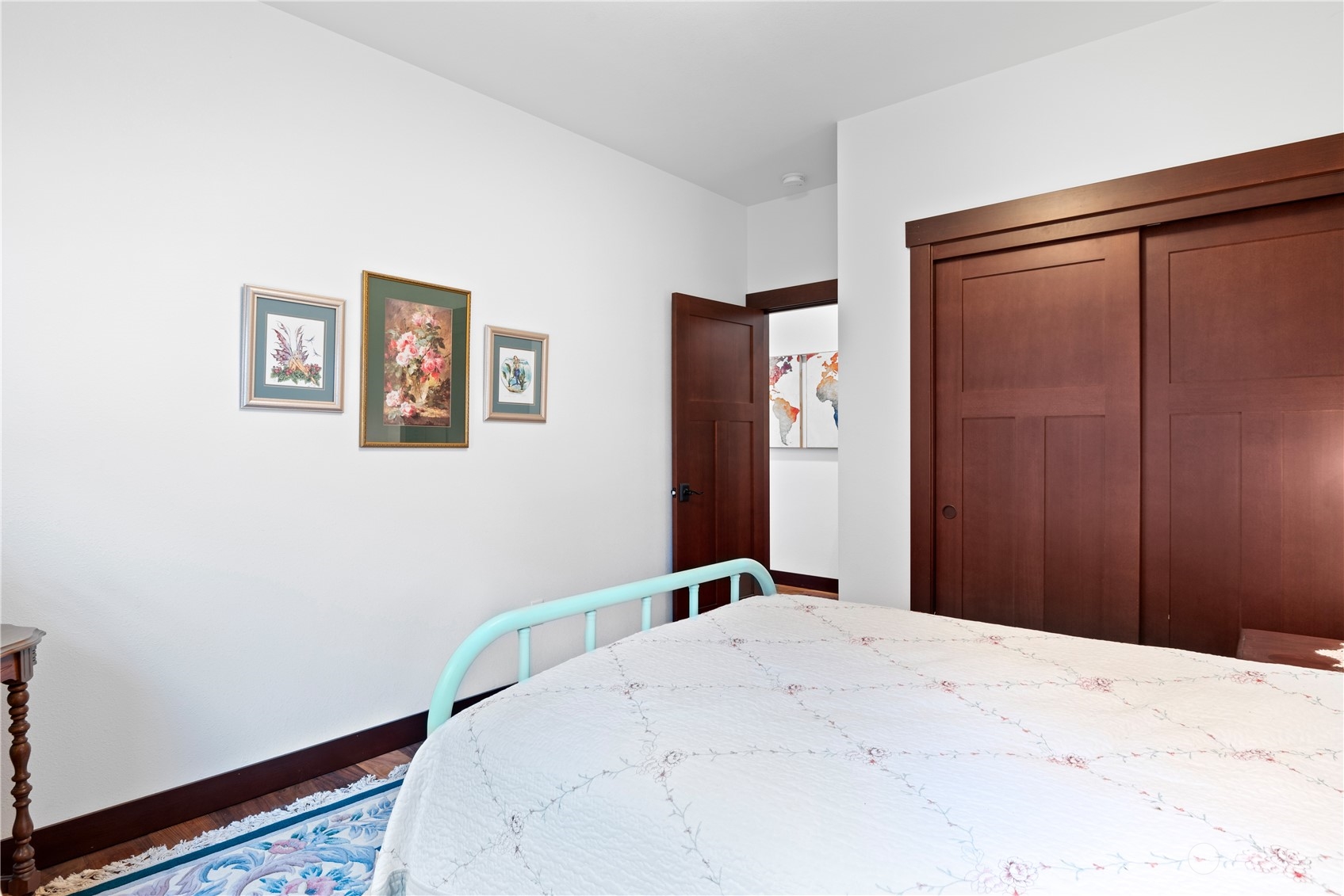 3011 Stella Road Longview, WA 98632 - Photo 27 of 38 a bedroom with a bed and a window