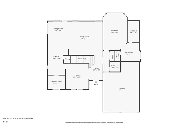 $579,000 | 2635 Goldfinch Drive, Cedar Park, TX 78613