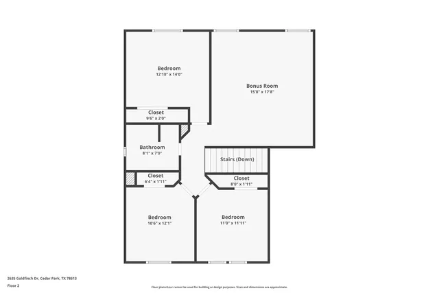 $579,000 | 2635 Goldfinch Drive, Cedar Park, TX 78613