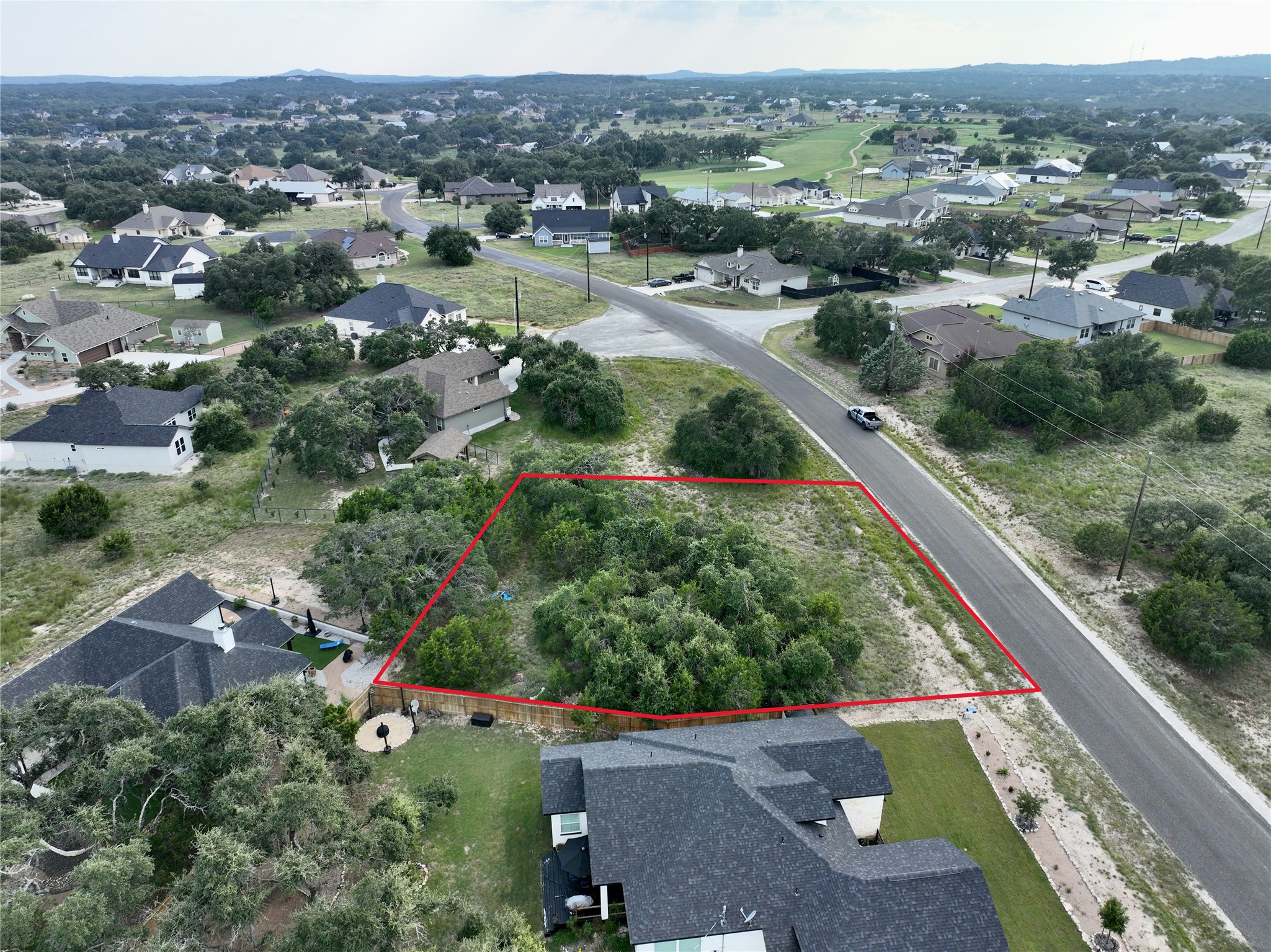 710 John Price Blanco, TX 78606 - Photo 11 of 25 an aerial view of residential houses with outdoor space and trees