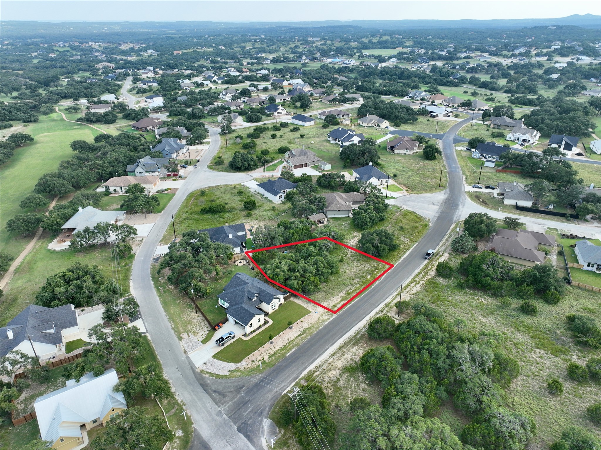 710 John Price Blanco, TX 78606 - Photo 12 of 25 an aerial view of residential houses with outdoor space and trees