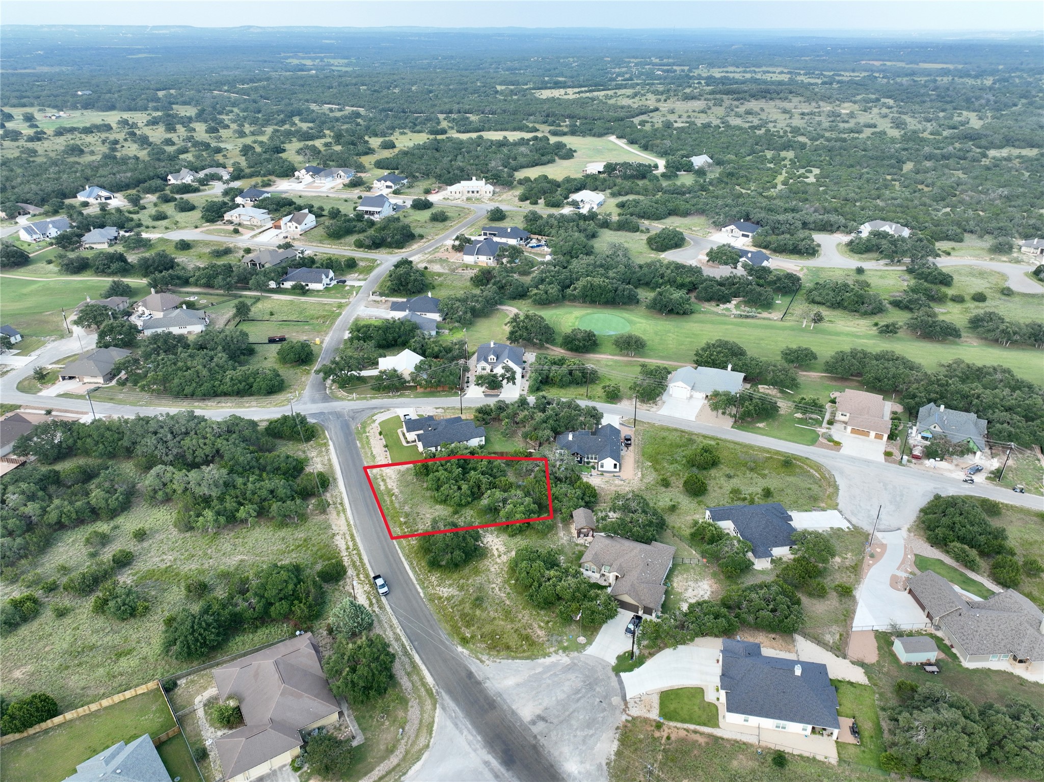 710 John Price Blanco, TX 78606 - Photo 16 of 25 an aerial view of residential houses with outdoor space and trees