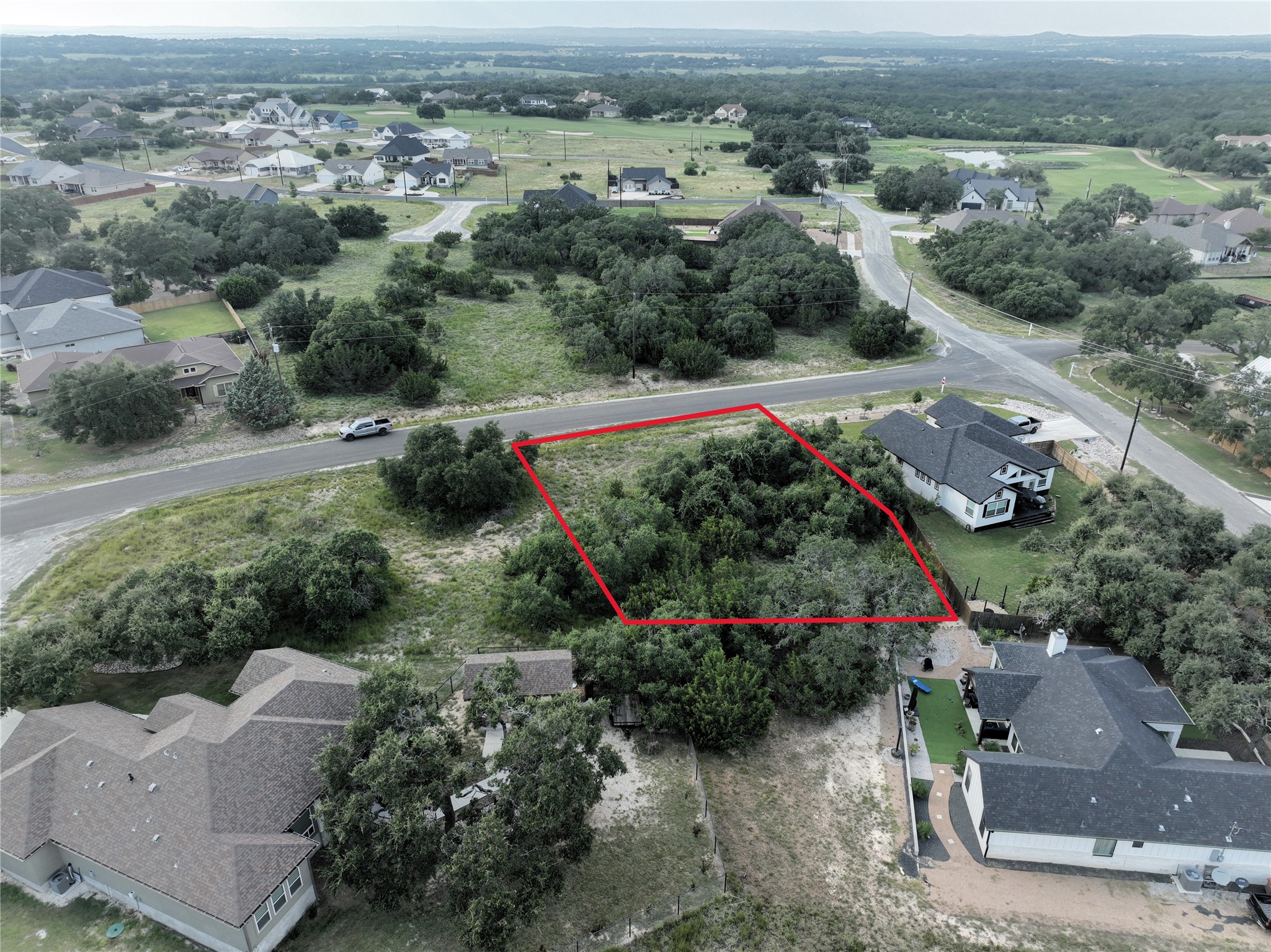 710 John Price Blanco, TX 78606 - Photo 6 of 25 an aerial view of a houses with a yard and lake