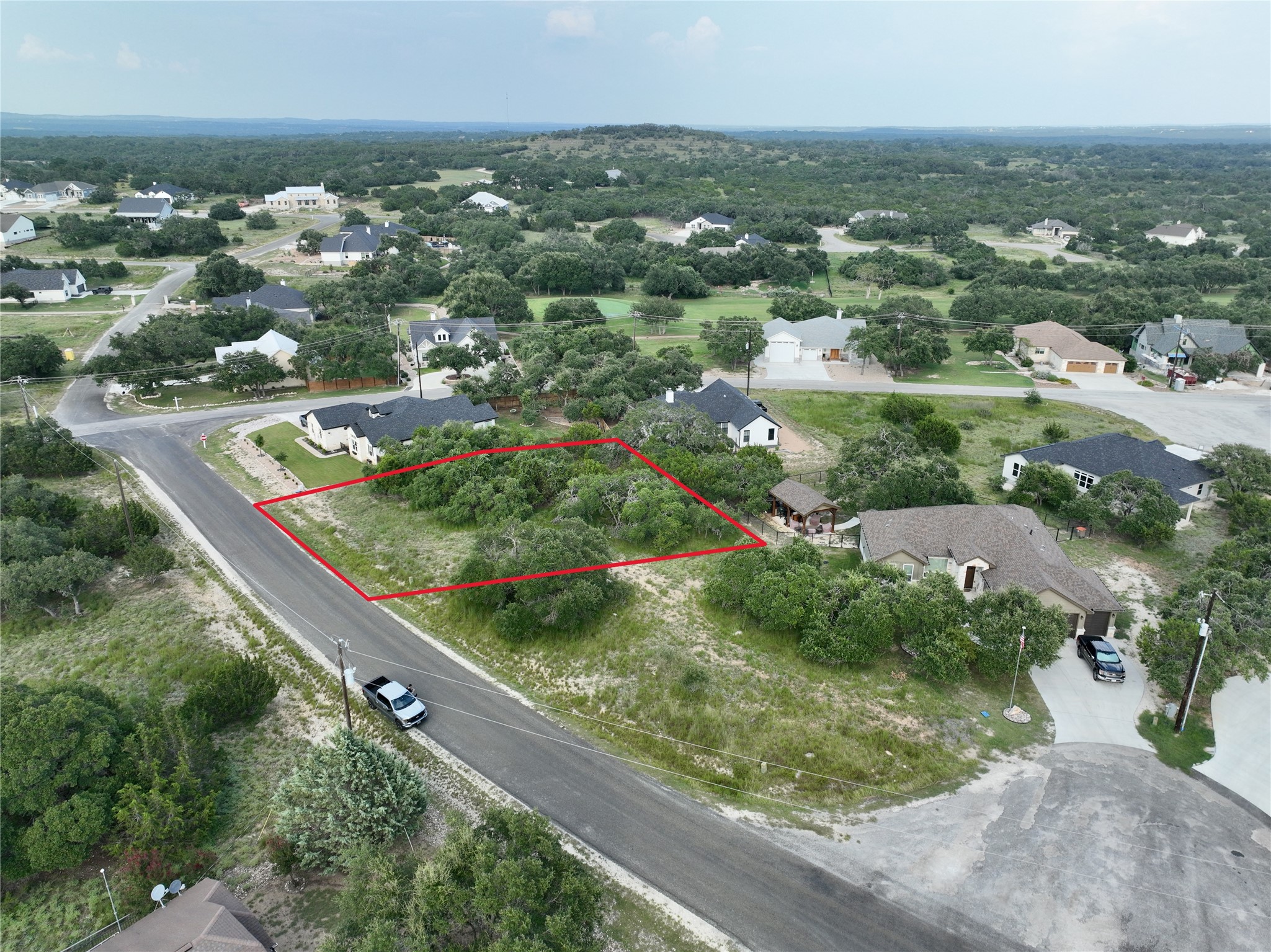 710 John Price Blanco, TX 78606 - Photo 8 of 25 an aerial view of residential houses with outdoor space and trees