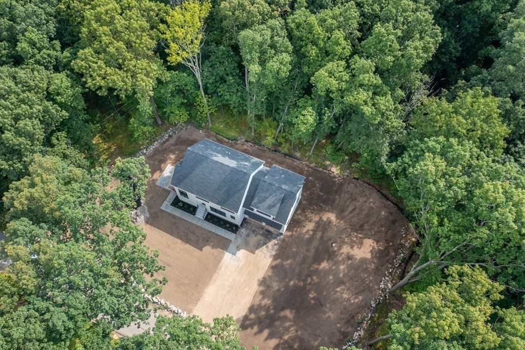 5 Tucker Road Andover, MA 01810 - Photo 37 of 42 an aerial view of a garden with a house