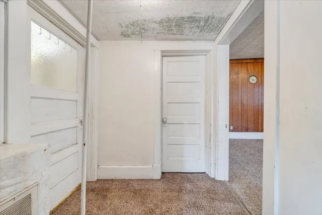 a view of front door