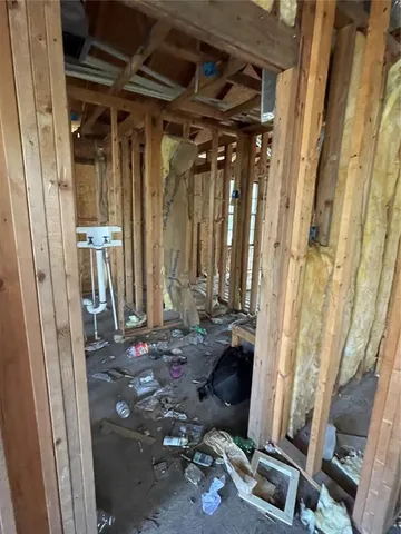 a view of room with window