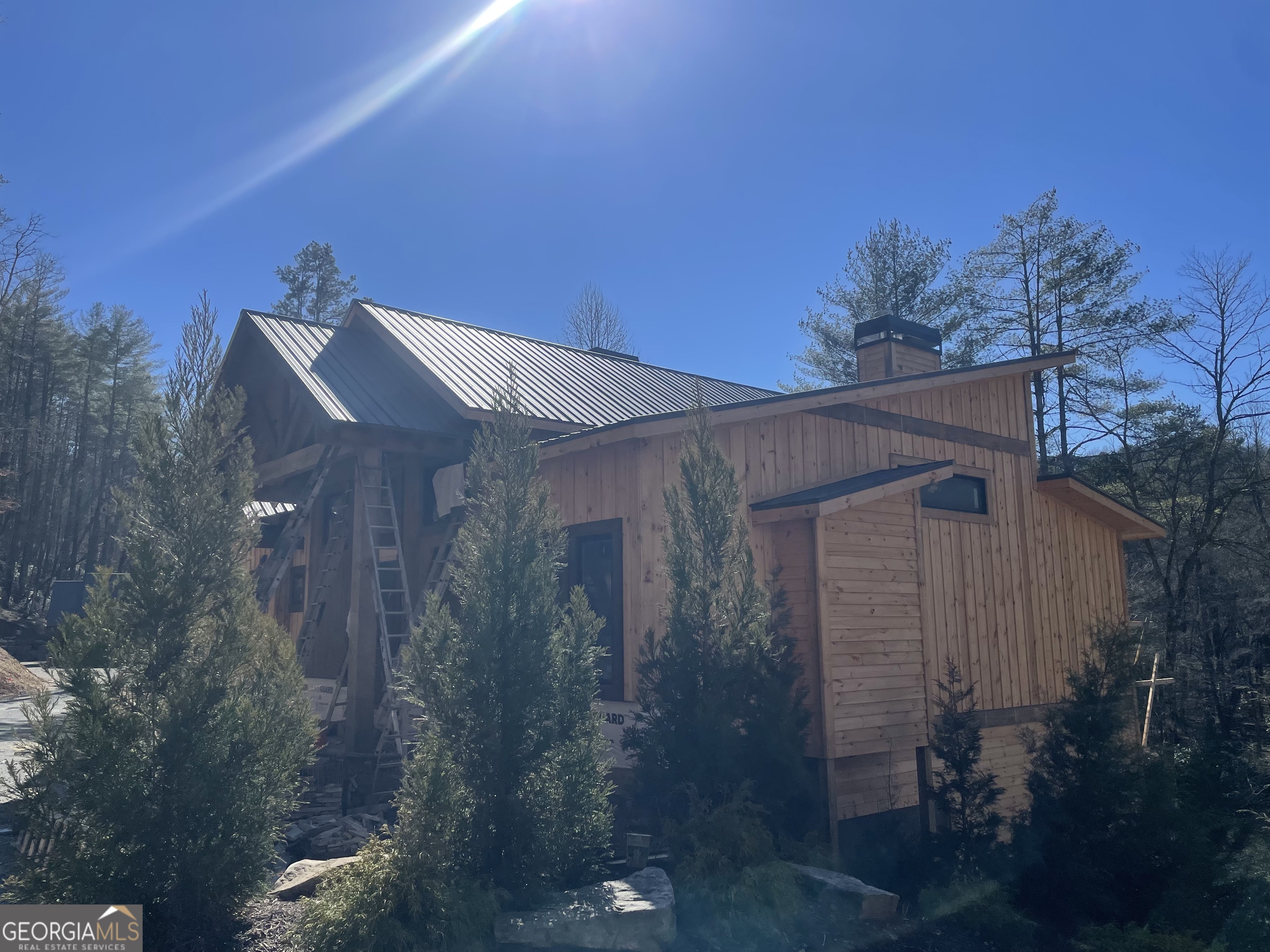 19 River Chase Way Mineral Bluff, GA 30559 - Photo 34 of 53 a front view of a house with yard and mountain view in back