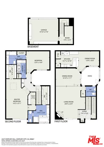 $1,549,000 | 2227 Century Hill, Los Angeles, CA 90067