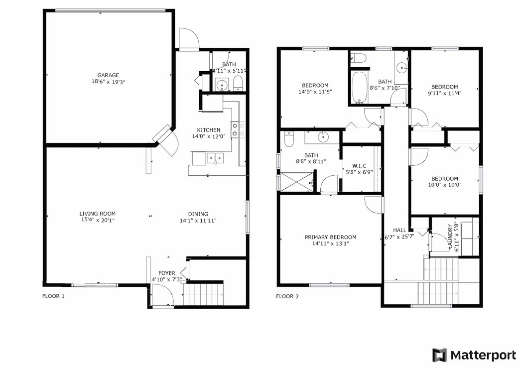 4738 Court R Tacoma, WA 98404 - Photo 27 of 32 a picture of a floor plan