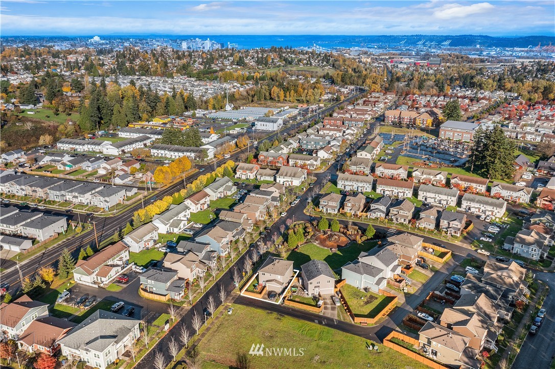 4738 Court R Tacoma, WA 98404 - Photo 32 of 32 an aerial view of residential building with parking