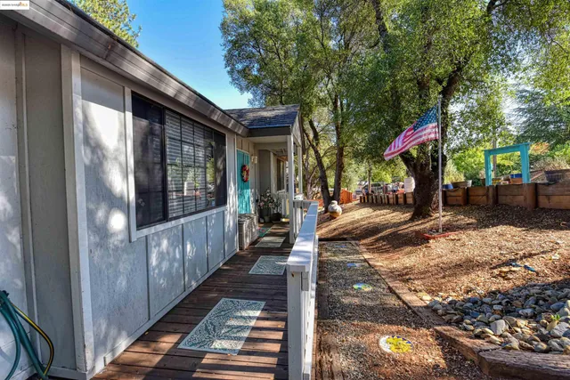 a view of a house with a porch